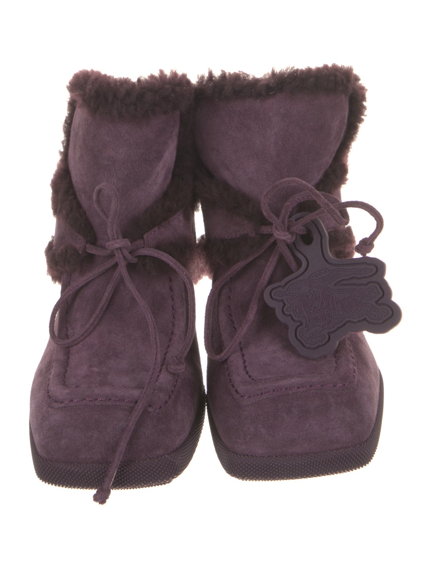 Burberry Suede Mules